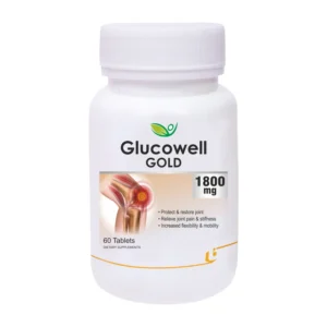 Biotrex Glucowell Gold, Glucosamine, MSM & Chondroitin, 60 Tablets