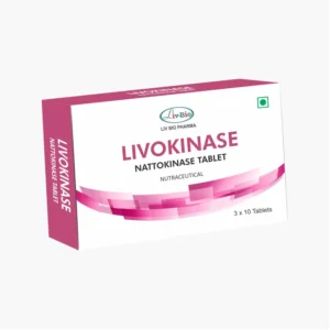 LivBio Livokinase, Nattokinase, Veg, 30 Tablets