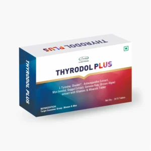 LivBio Thyrodol Plus, Complete Thyroid Support, 30 Veg Tablets