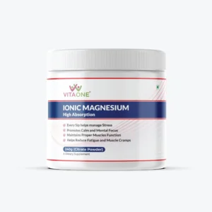 Vitaone Ionic Magnesium Powder, Magnesium Citrate, Veg, 240gm