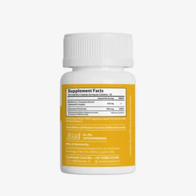 Vitaone Liposomal Berberine Complex Cinnamon + Chromium - 30 Veg Caps