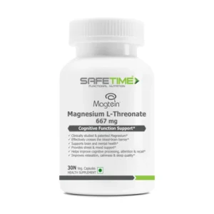Trexgenics SAFETIME Magtein Magnesium L-Threonate, 30 Veg Capsules