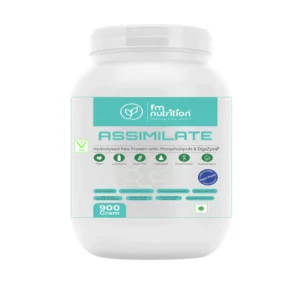 FM Nutrition Assimilate Vegan Protein, Hydrolysed Plant Protein, Unflavoured (1kg)